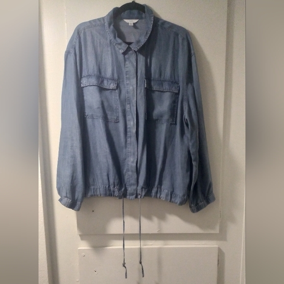Blue Button-Up Jacket - Picture 1 of 1